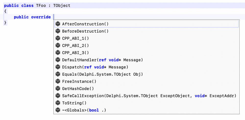 Island/Delphi: Using Delphi APIs from Elements