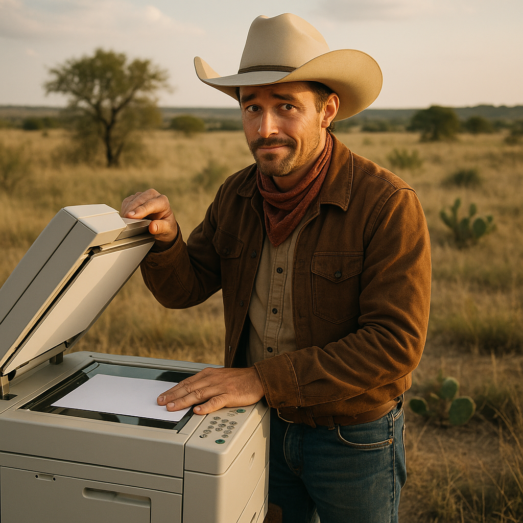Texas, Start Your Photocopiers